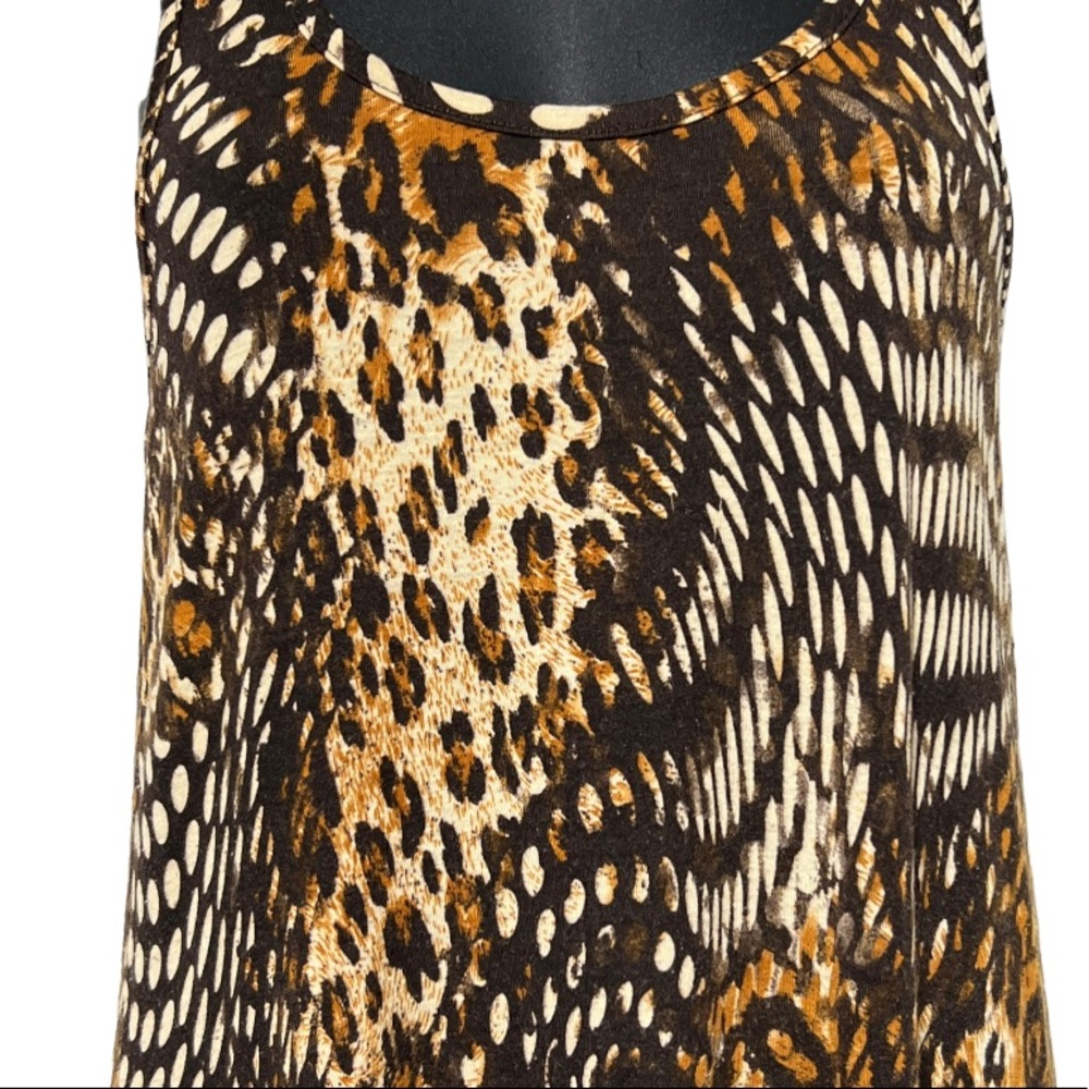 Born In America Racerback Animal Print Maxi Dress - Picture 3 of 8
